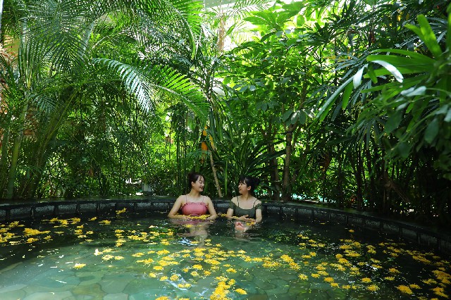 泡南宫温泉 赏景秋美景 享惬意人生