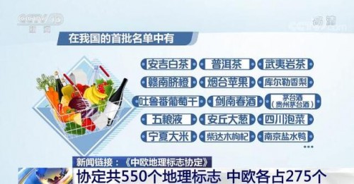 《中欧地理标志协定》2021年3月1日正式生效，中国名酒“茅五剑”获欧盟官方认证！