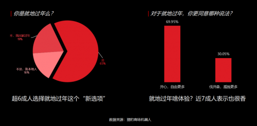 猎豹商场机器人大数据：超7成人体验就地过年后“真香”