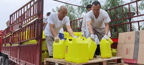 大爱无疆，心系灾区，北京日光公司消毒物资驰援河南新乡