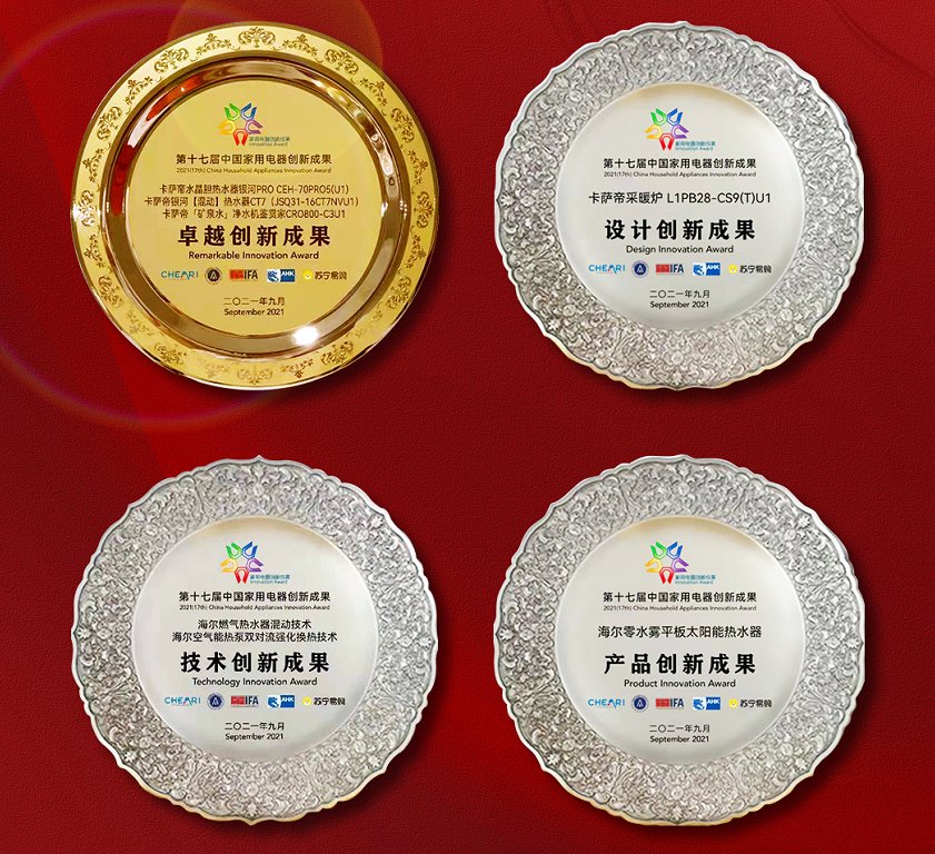 海尔热水器怎么样？看看行业创新成果奖怎么说