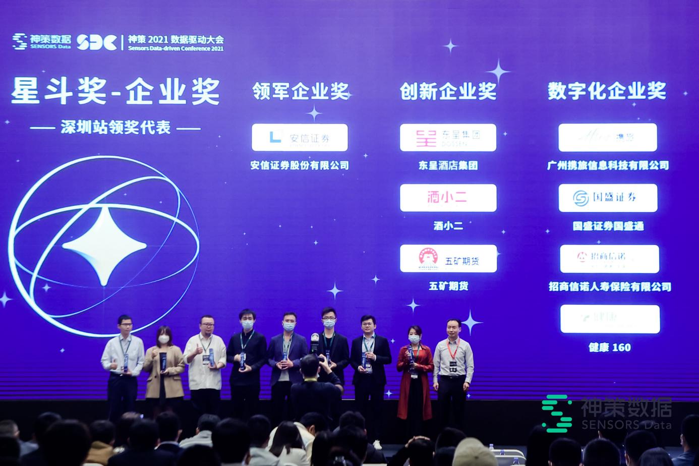 东呈集团获得神策数据“星斗奖”之数据驱动行业创新企业奖