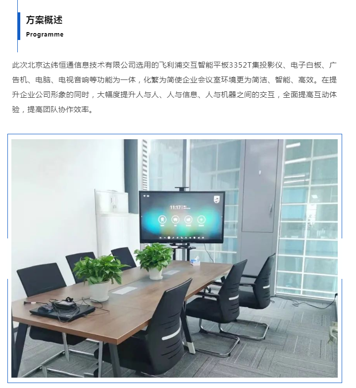 案例分享丨飞利浦商显助力北京达纬恒通信息技术有限公司数字化转型