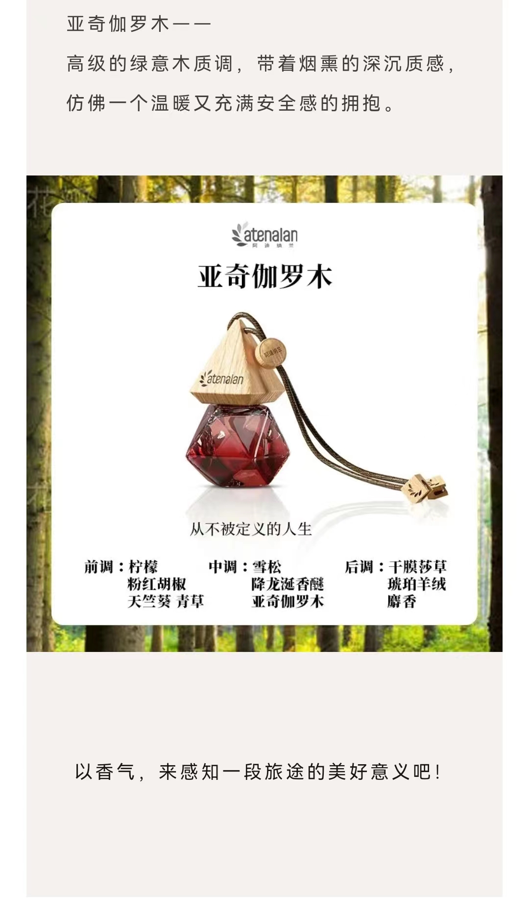 好物Mark丨香气上新 绿意木质，贴着体温的安全感