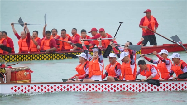 乘龙破浪，奋勇争先！2023屈原管理区第二届河市民间龙舟赛开赛