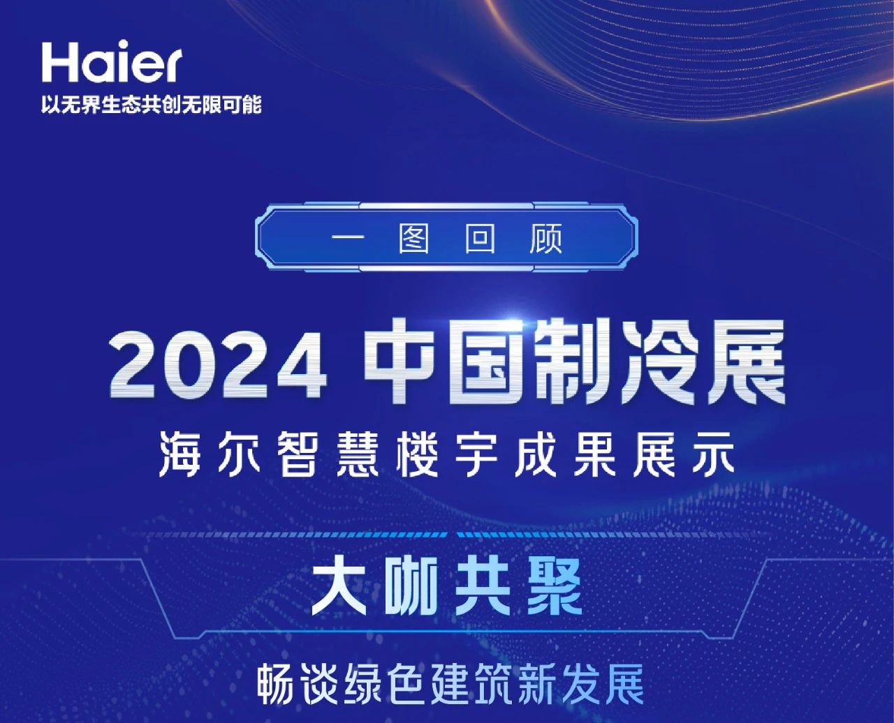 行业观察 快讯丨一图回顾 2024中国制冷展海尔智慧楼宇成果展示