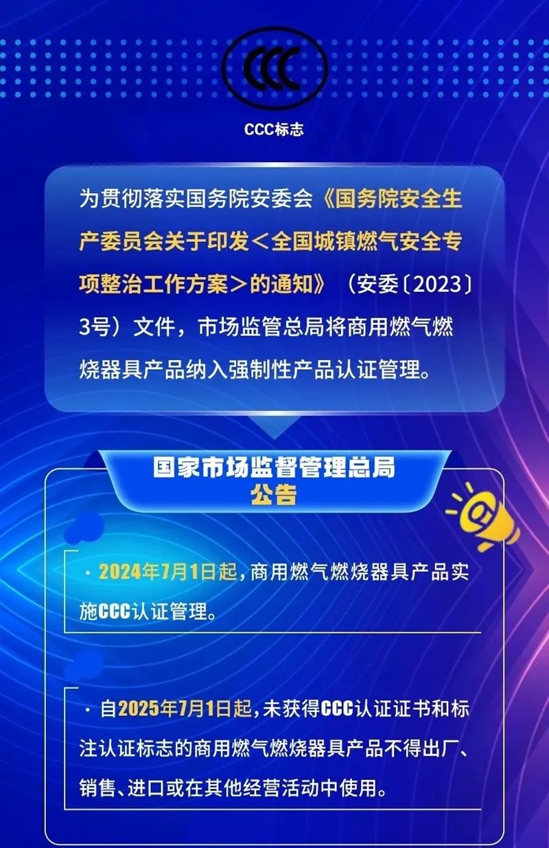 行业观察 快讯丨燃气安全升级 英联斯特获全国首张西餐炉具3C认证证书