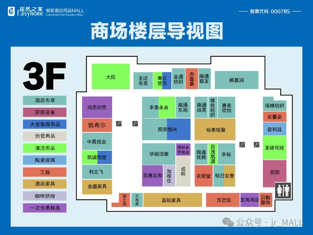 行业观察 快讯丨最新版！居然之家餐厨酒店用品MALL楼层导航